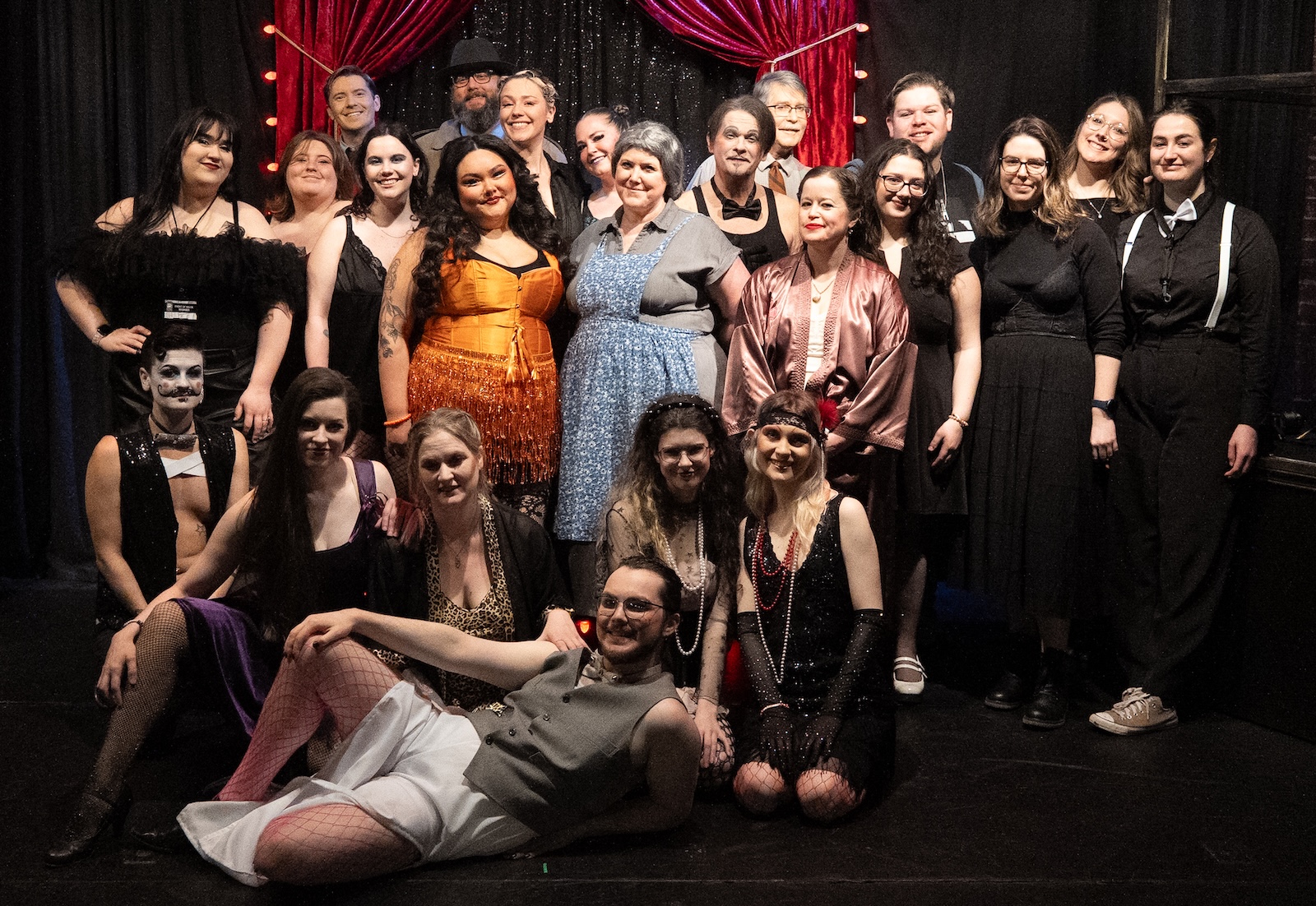 Cabaret cast and crew members