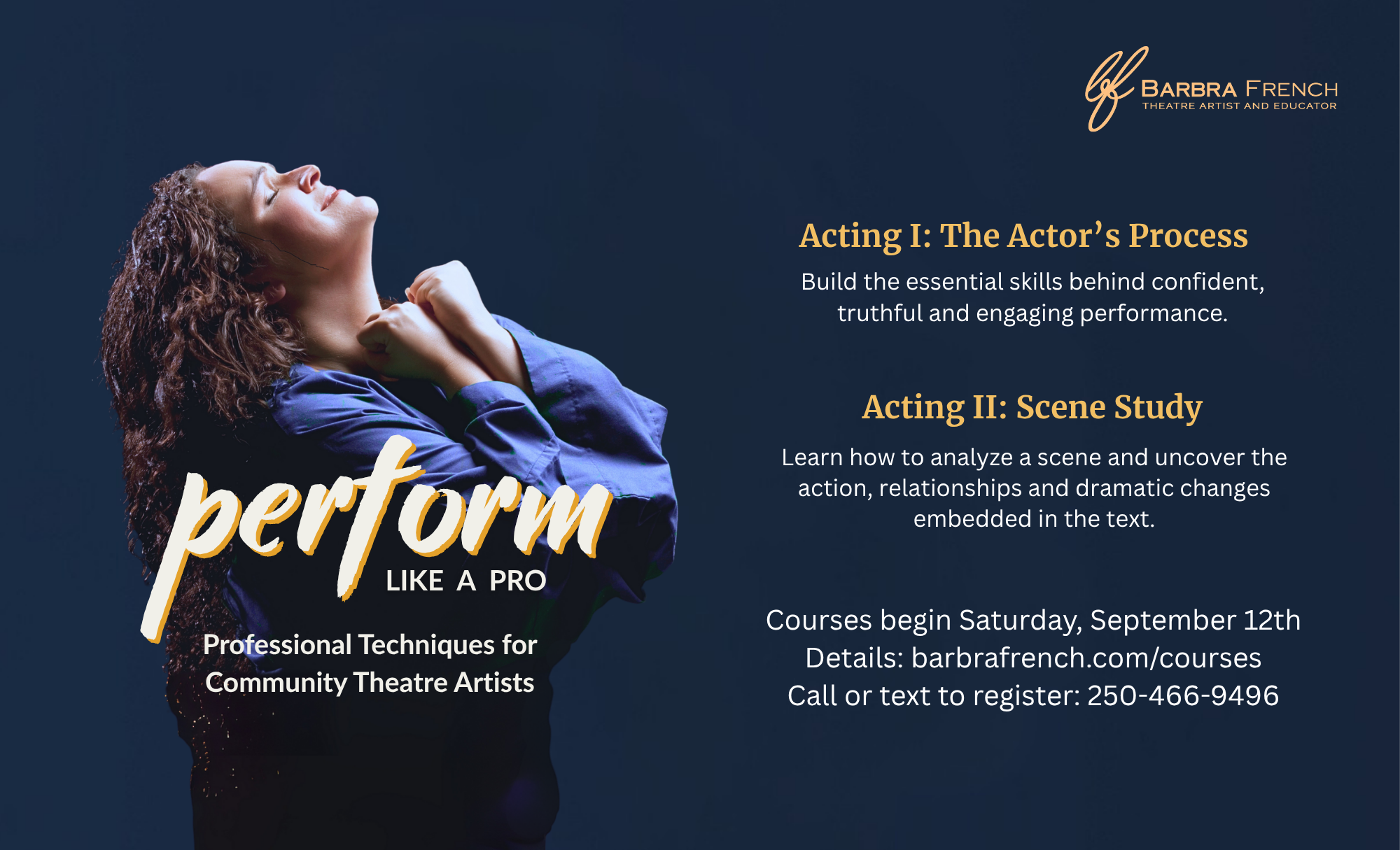 Barbra French Acting Classes